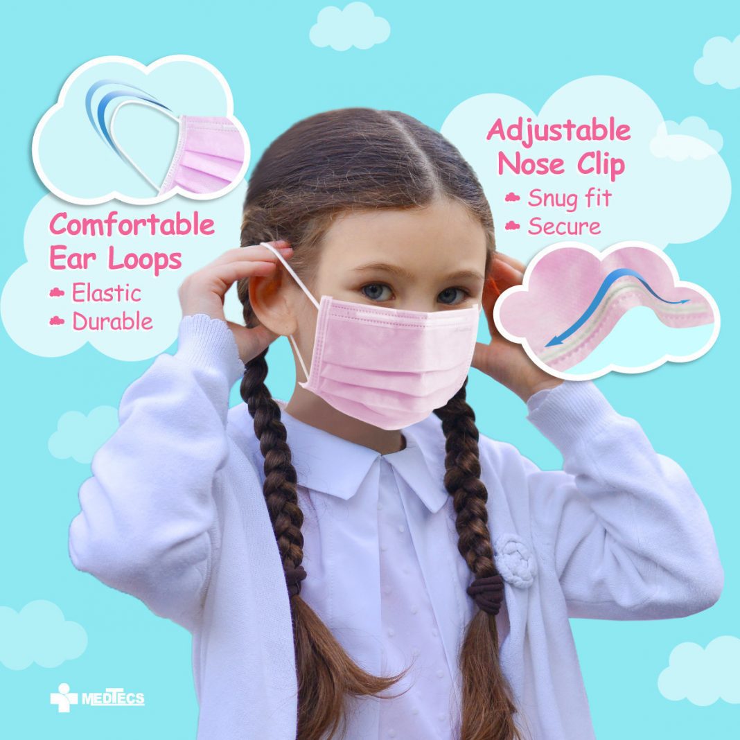 Medtecs Launches 6 Colorful Face Masks for Children on Amazon