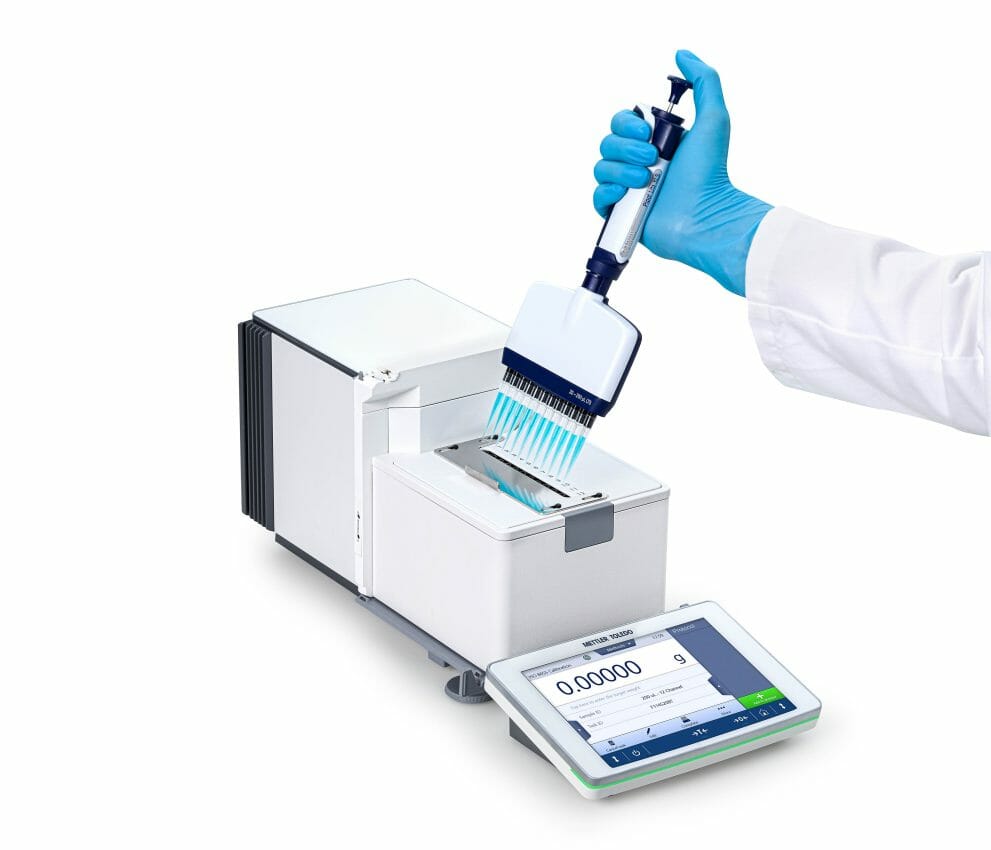 XPR Multichannel Pipette Calibration Balance