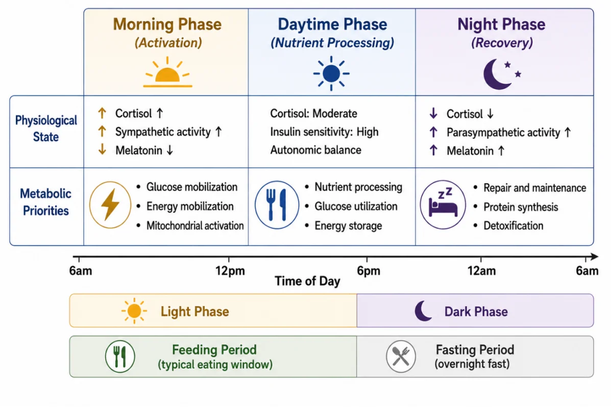 Timing Is Biology: Integrating Circadian Physiology into Nutritional Strategy By Katherine Klyushnichenko 3 2