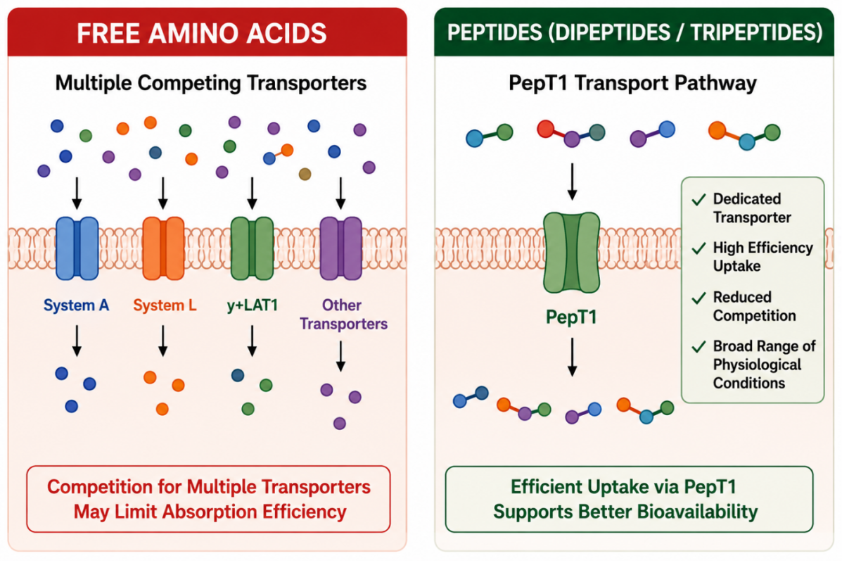 Time-Structured Peptide Nutrition