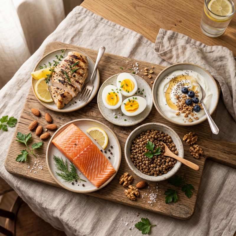 High-protein diet for people taking GLP-1 medications for weight loss